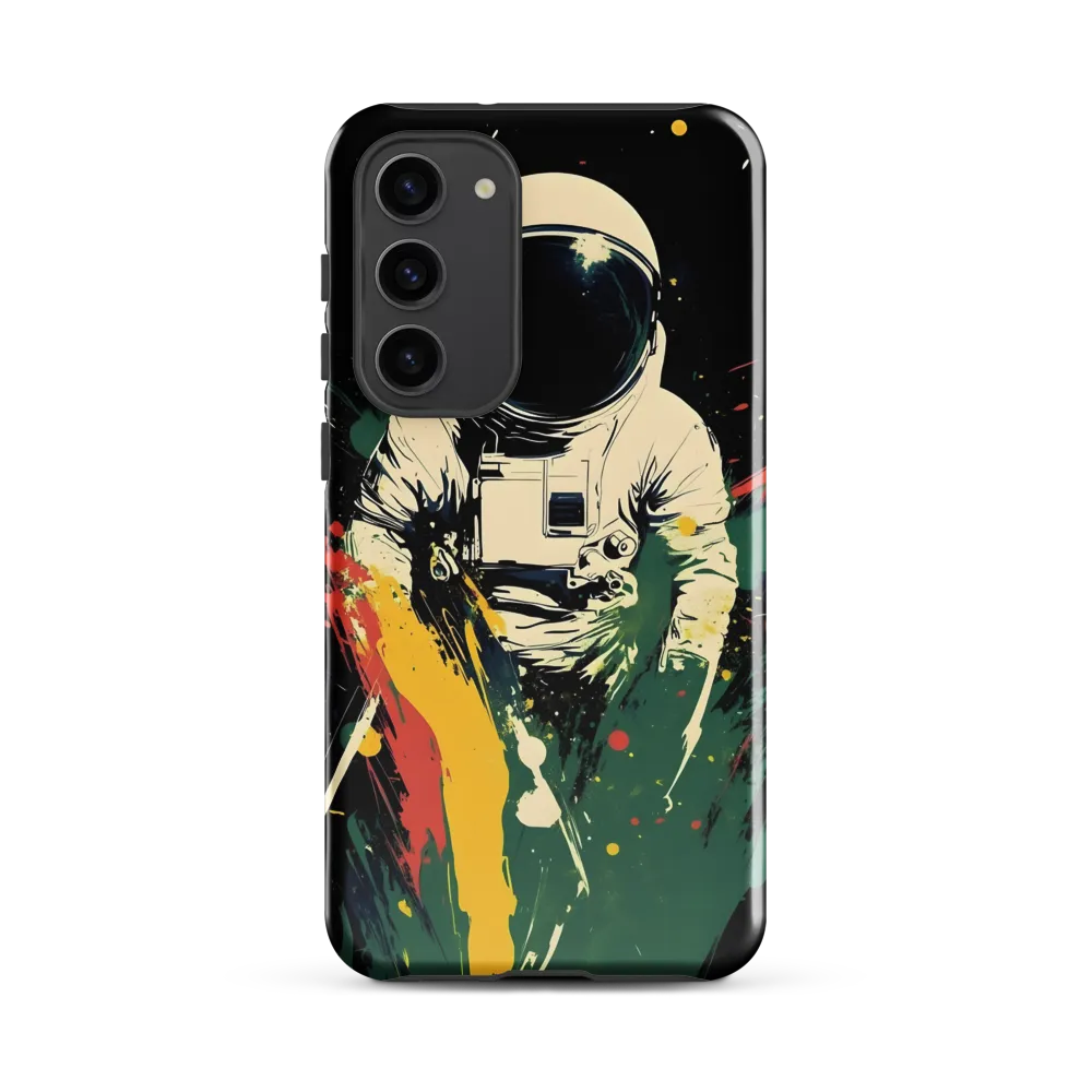 Cosmic Splash: The Astronaut's Journey
