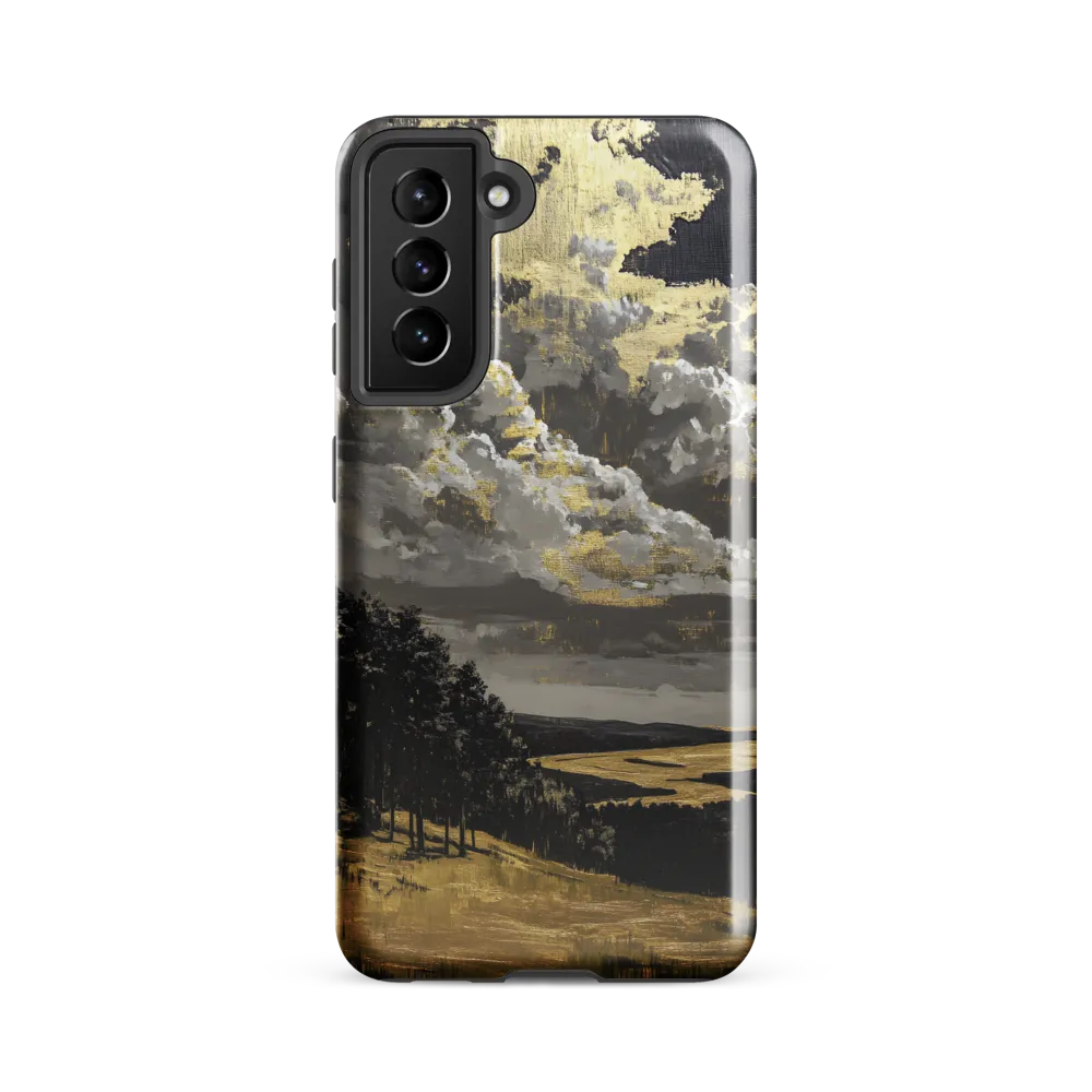 Golden Serenity in a Dramatic Sky | Phone Case |  S21 FE | Tough Case | Glossy