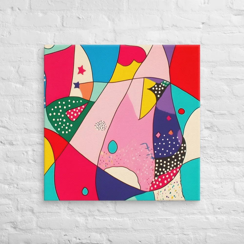 Playful Geometry in Color | Canvas | 30″×30″