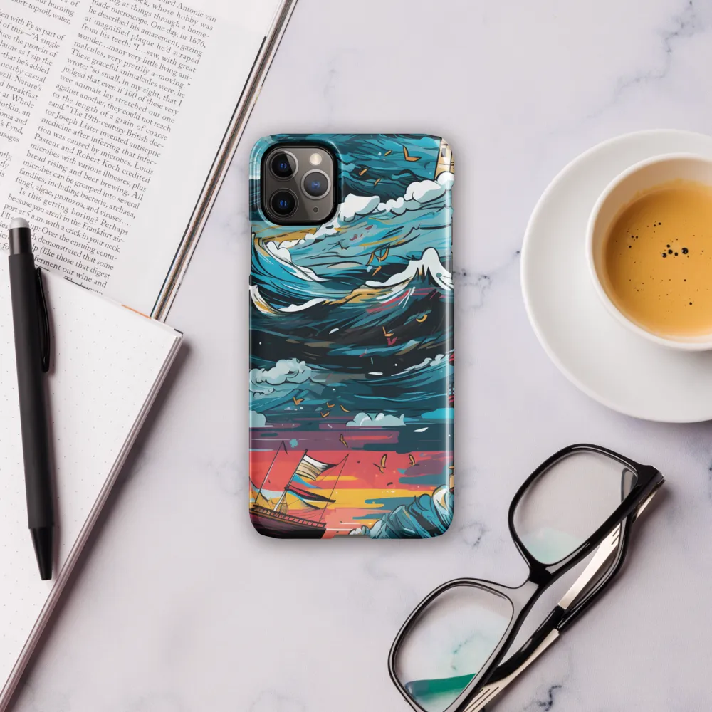 Turbulent Seas: A Lighthouse Adventure | Phone Case |  11 Pro Max | Snap Case | Glossy