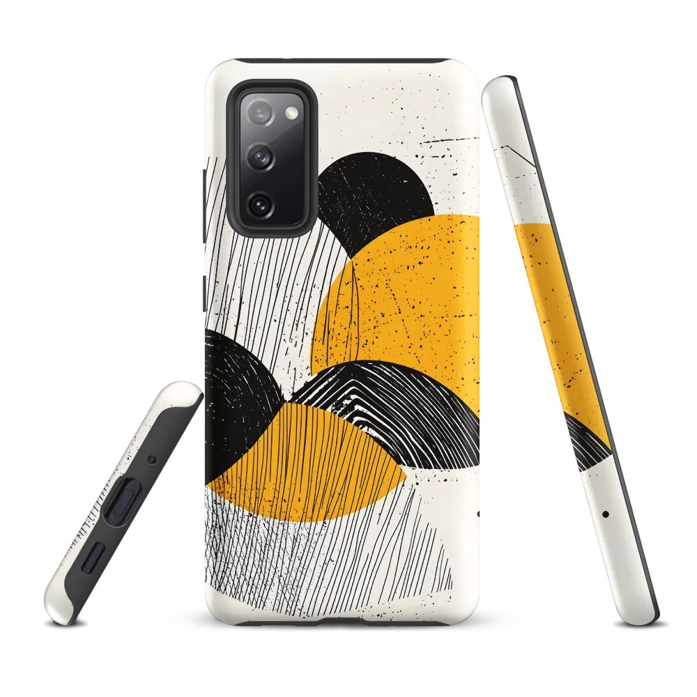 Dynamic Harmony in Black and Yellow