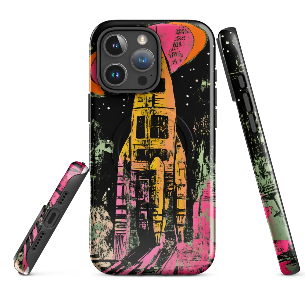 Cosmic Voyage: A Surreal Rocket Adventure