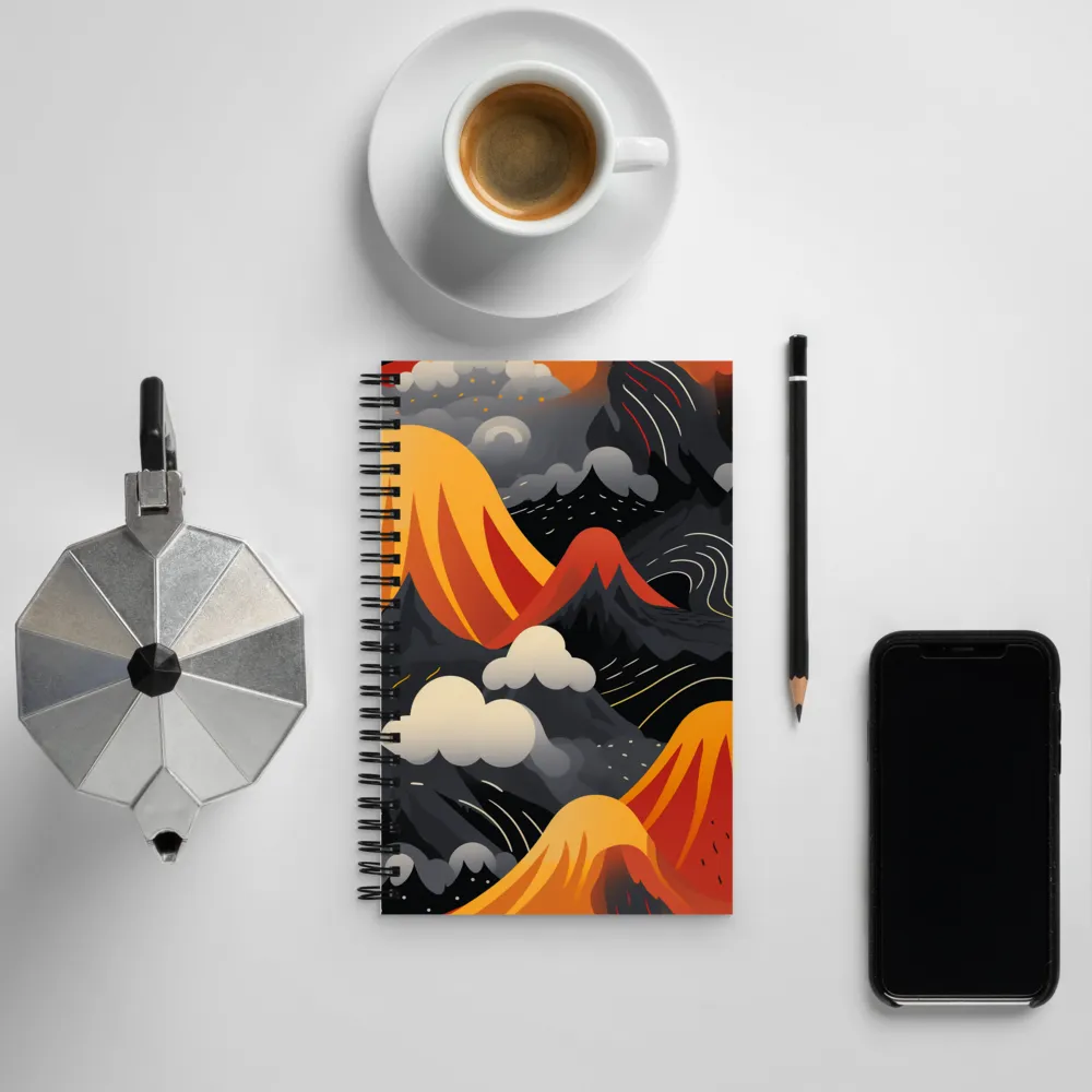 Eruption of Colors | Spiral Notebook