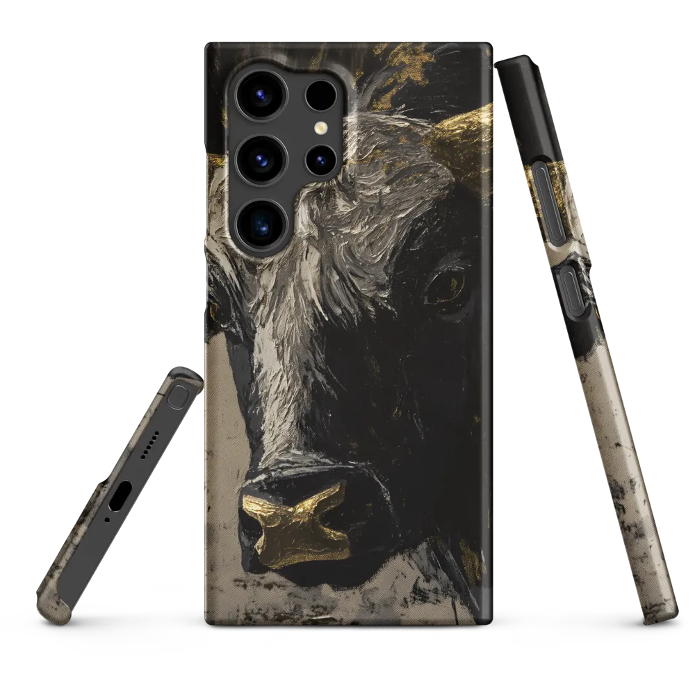Majestic Bull: The Power in Black and Gold