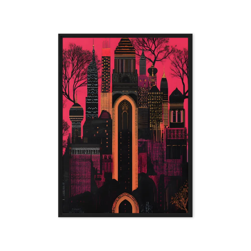 Urban Reverie | Canvas with Black Frame | 20″×28″