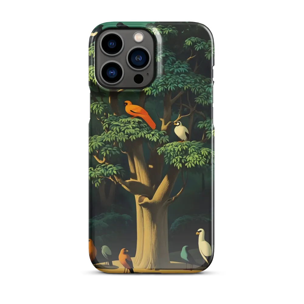 Harmony in Color: A Surreal Bird Symphony