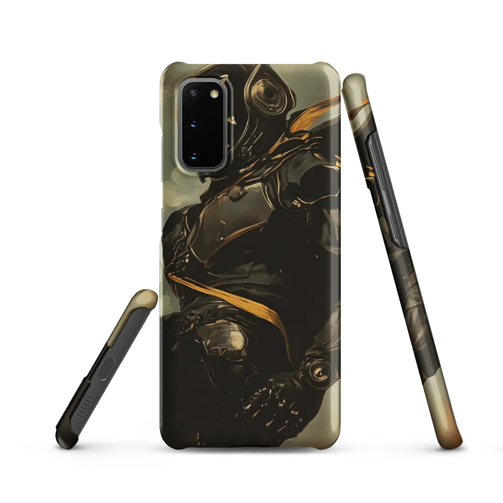 Ethereal Explorer: The Enigmatic Astronaut | Phone Case |  S20 | Snap Case | Matte