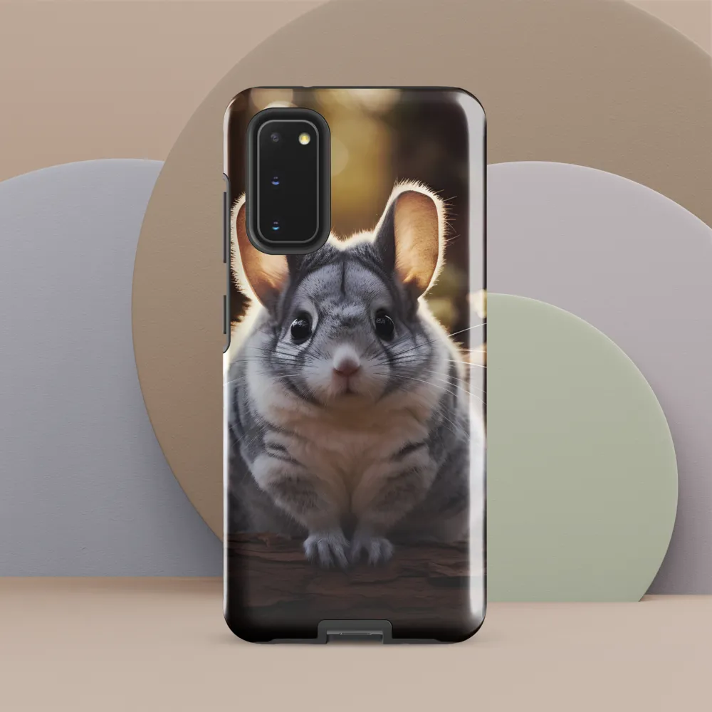 Curious Chinchilla in the Forest