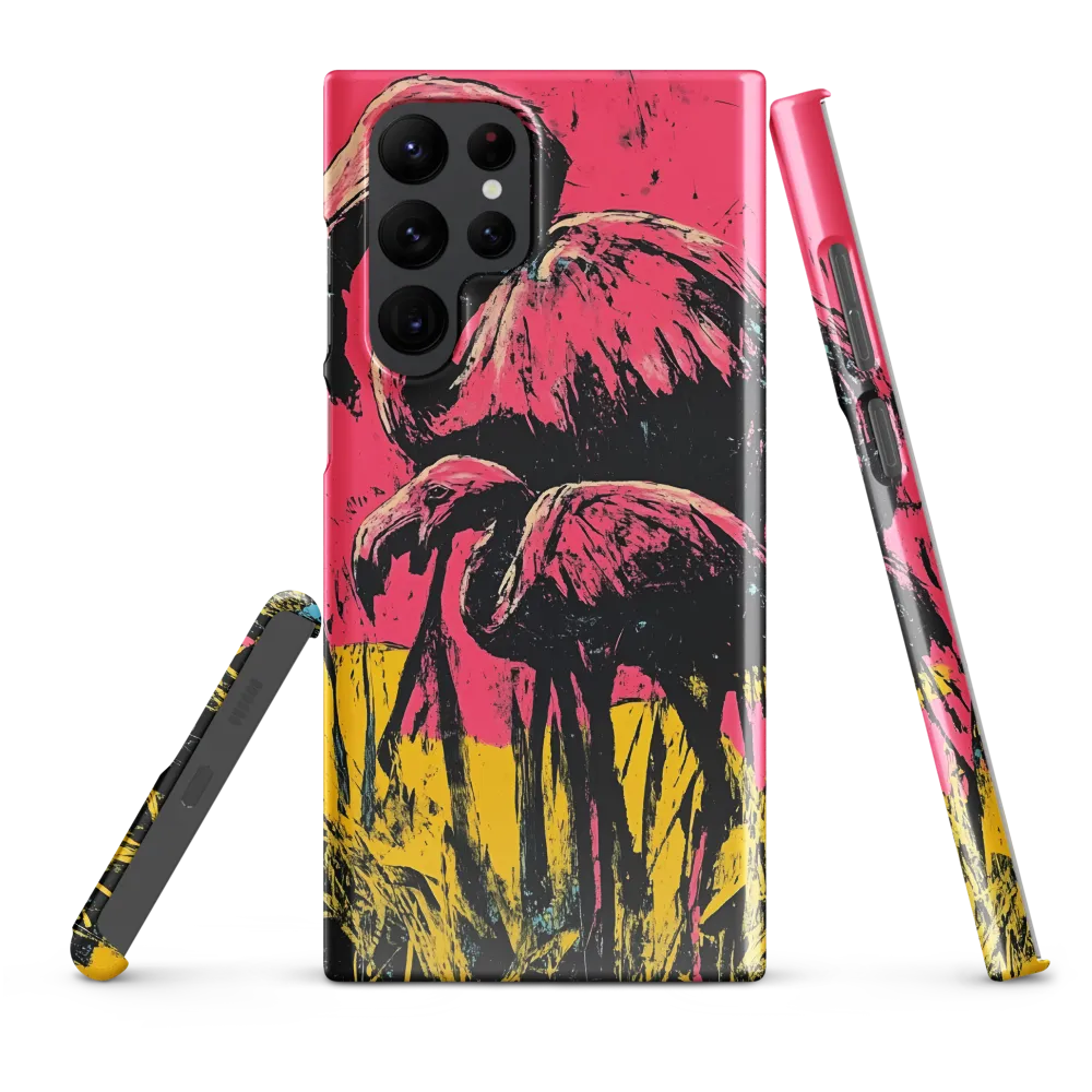 Flamingo Duet: A Pop Art Expression