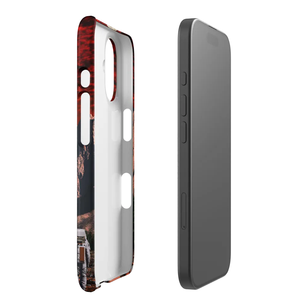 Beyond the Mountains: An Astronaut's Journey | Phone Case |  16 | Snap Case | Matte