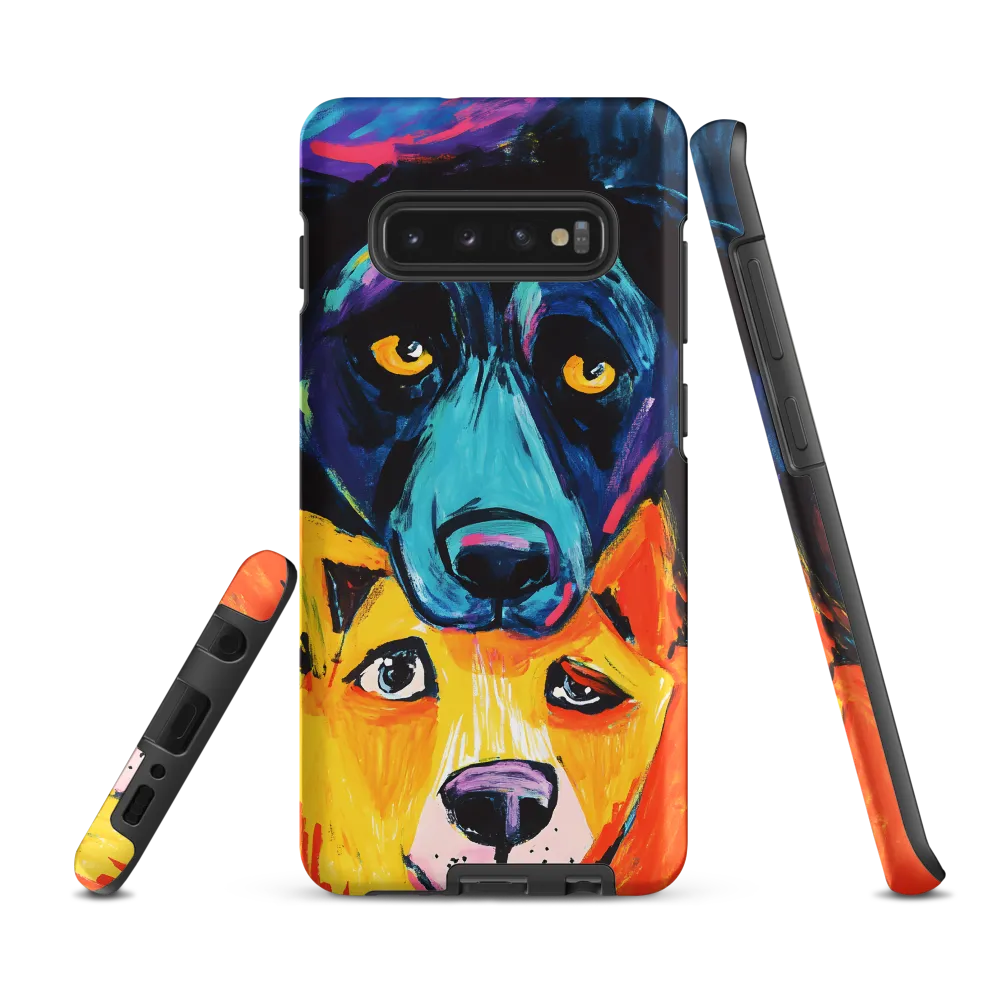 Vibrant Companions: An Expression of Canine Spirit