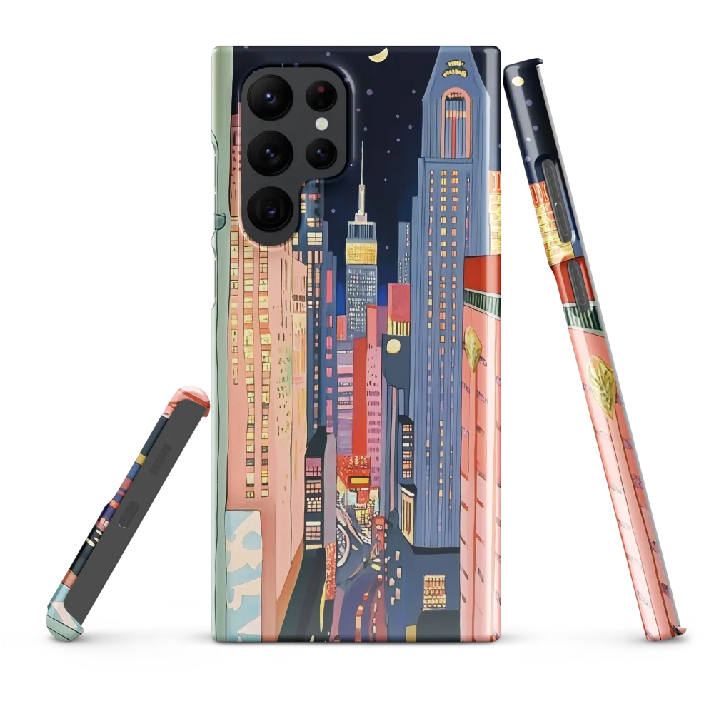 Urban Dreamscape: A Pop Art Night | Phone Case |  S22 Ultra | Snap Case | Glossy