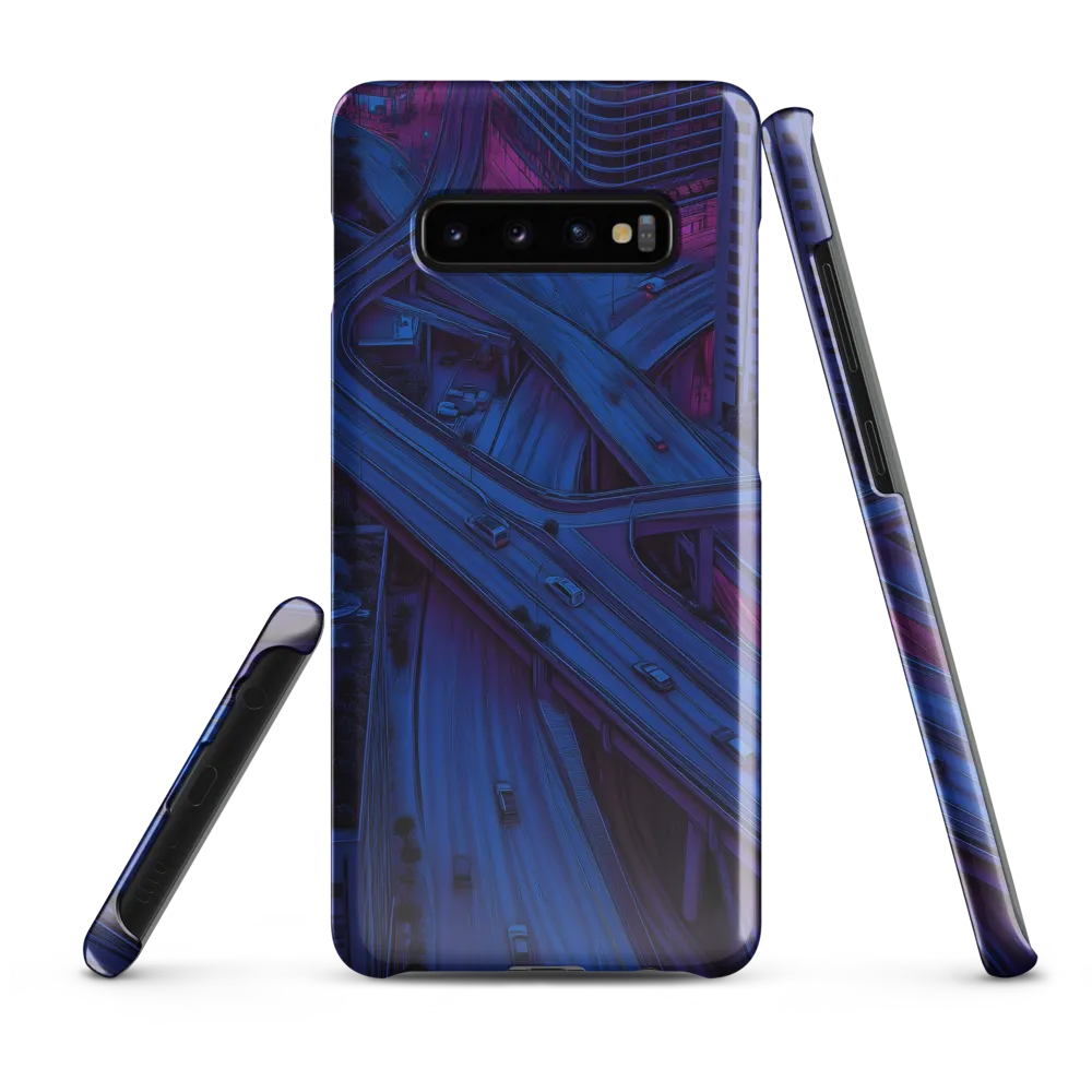 Urban Pulse: A Futuristic Drive | Phone Case |  S10 Plus | Snap Case | Glossy