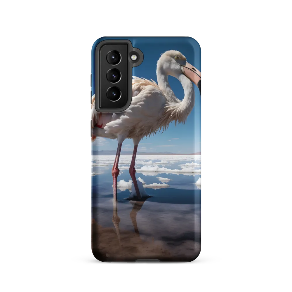 Graceful Solitude of a Flamingo