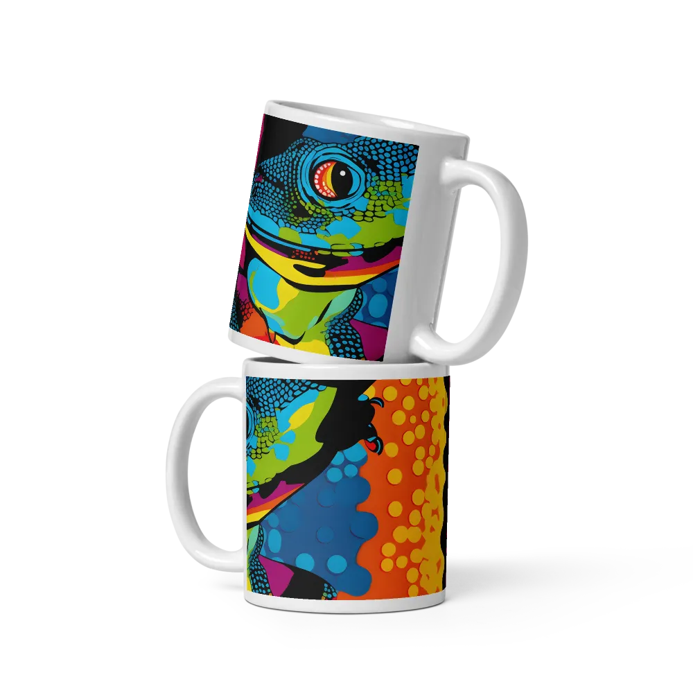 Colorful Encounters: The Playful Geckos | Mugs | Multiple Sizes & Colors