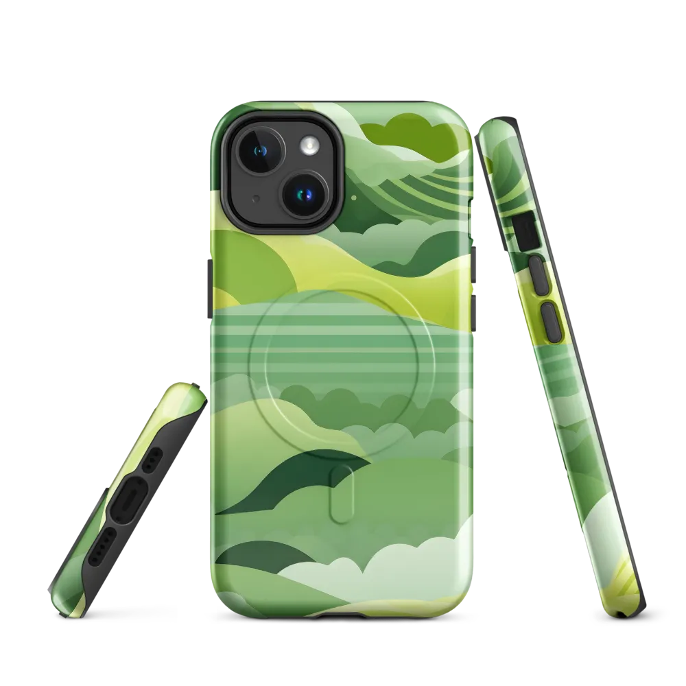 Tranquility in Green Waves