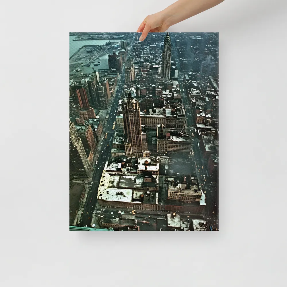 Aerial Symphony of Urban Life | Canvas | 18″×24″