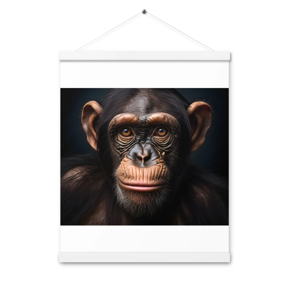 Whispers of Curiosity | Poster With White Wood Hanger | 16″×20″