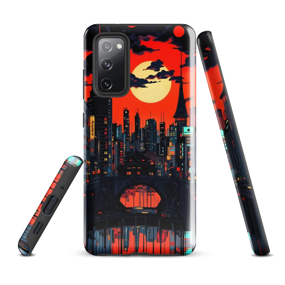 Nightfall in a Neon City