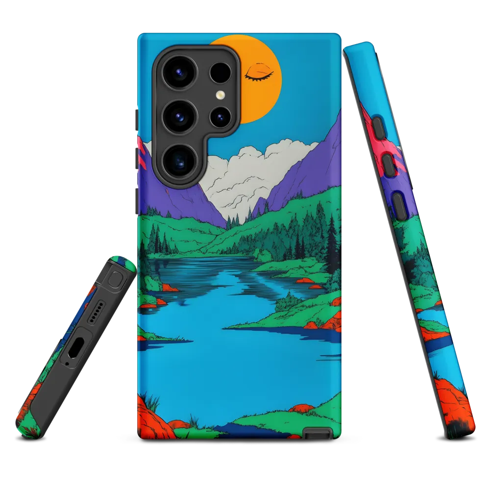 Whimsical Serenity in Vibrant Colors