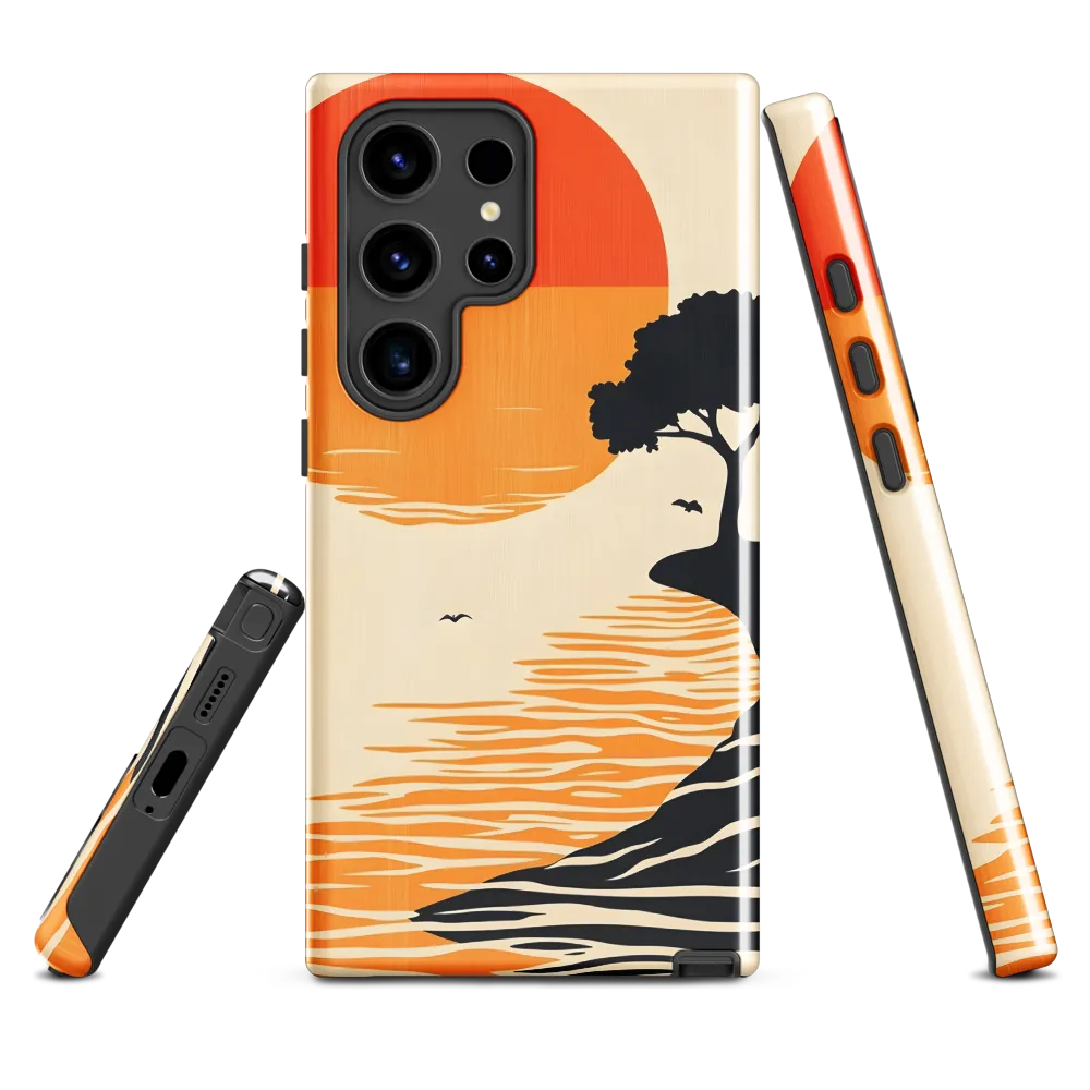 Serene Sunset | Phone Case |  S24 Ultra | Tough Case | Glossy