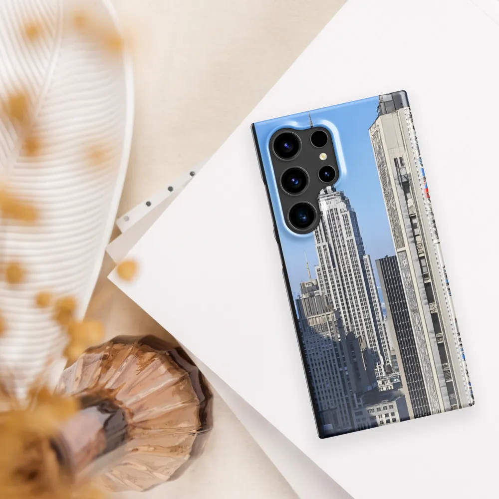 Urban Elegance: New York's Iconic Skyline | Phone Case |  S24 Ultra | Snap Case | Glossy