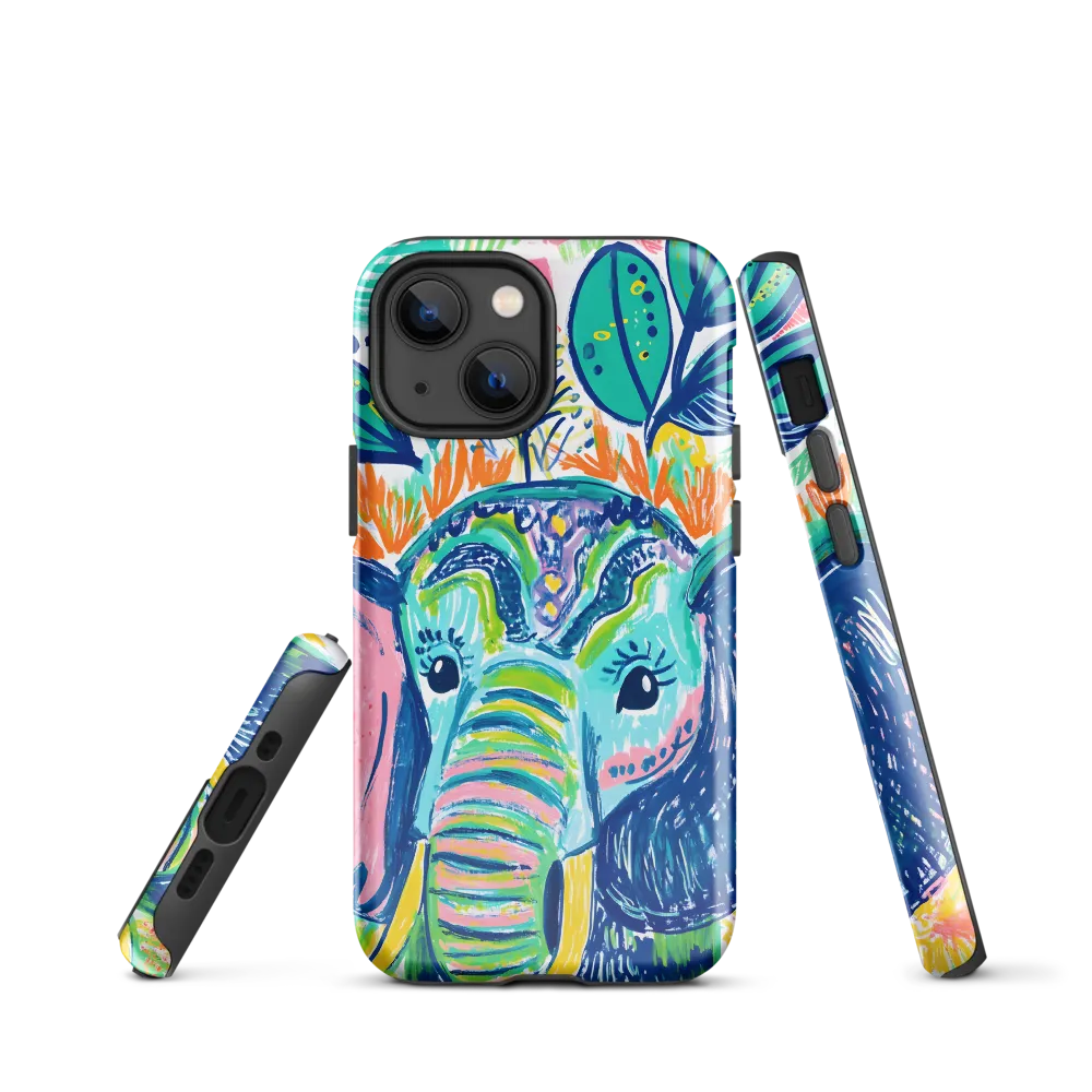 Whimsical Elephant Portrait