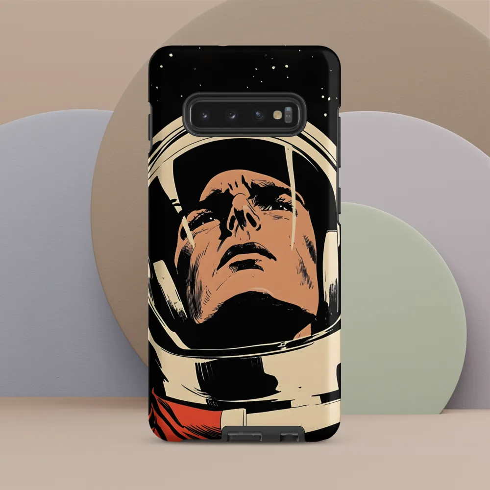 Gaze of the Astronaut | Phone Case |  S10 Plus | Tough Case | Matte
