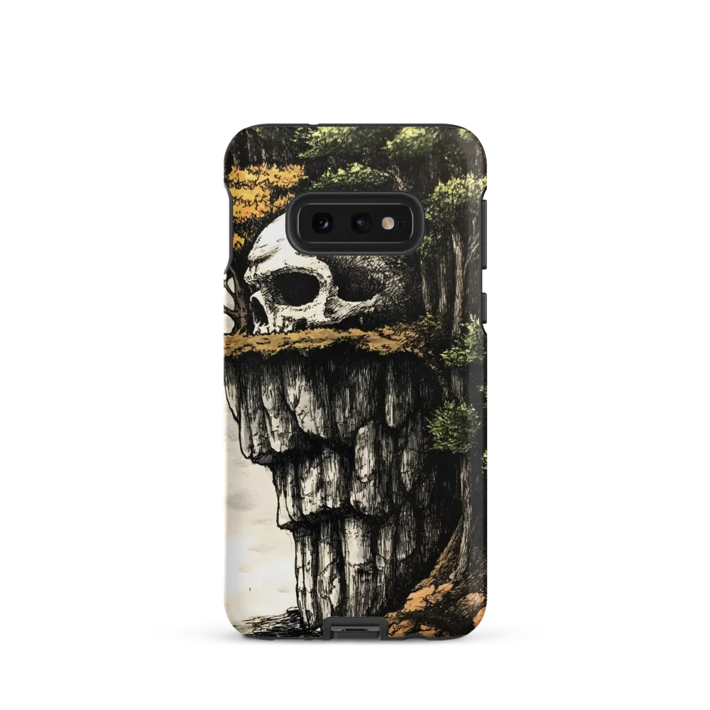 The Whispering Skull: A Surreal Encounter with Nature | Phone Case |  S10e | Tough Case | Matte