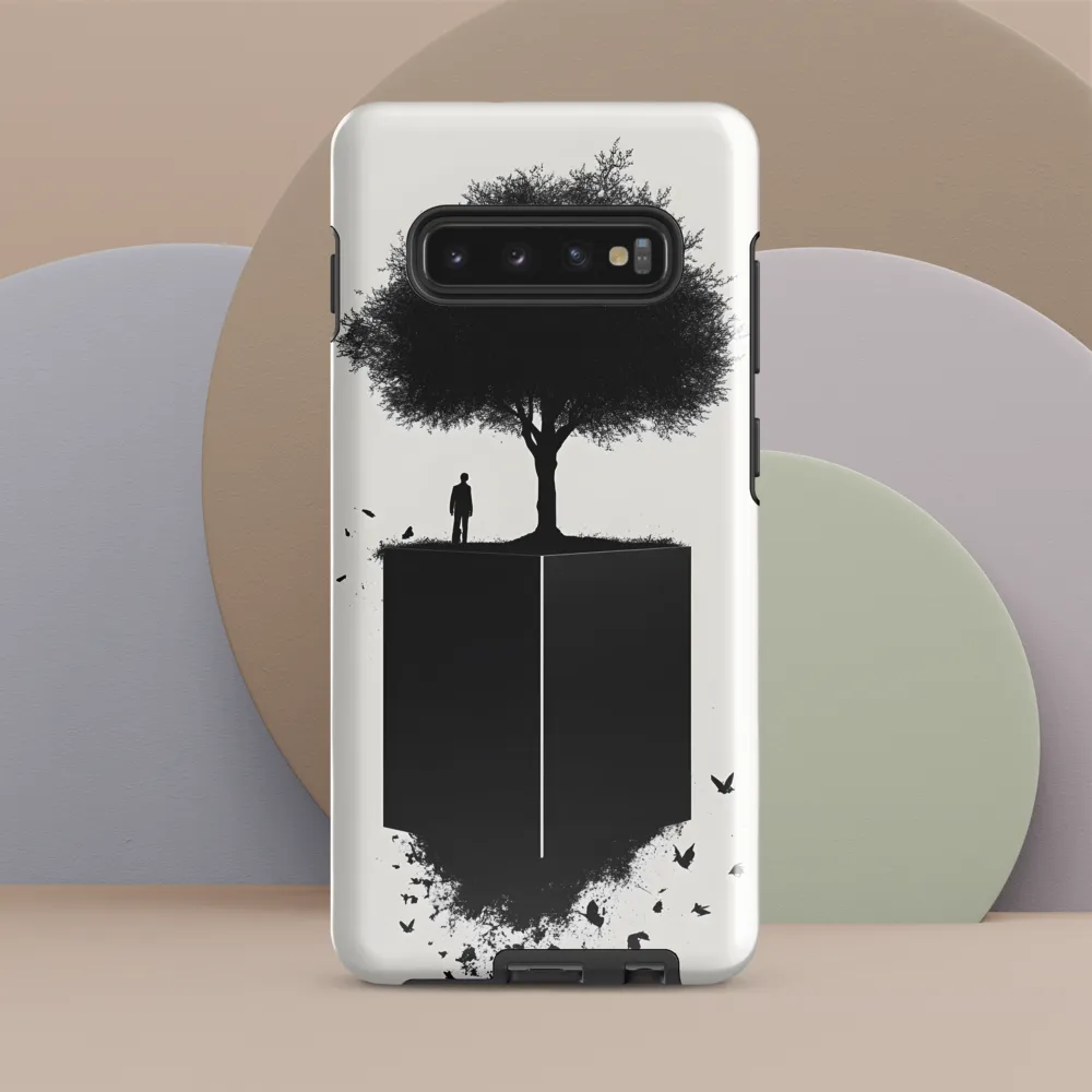 Contemplation Under the Tree | Phone Case |  S10 Plus | Tough Case | Glossy