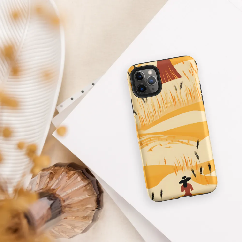 Embracing the Fields: A Floral Journey | Phone Case |  11 Pro Max | Tough Case | Matte