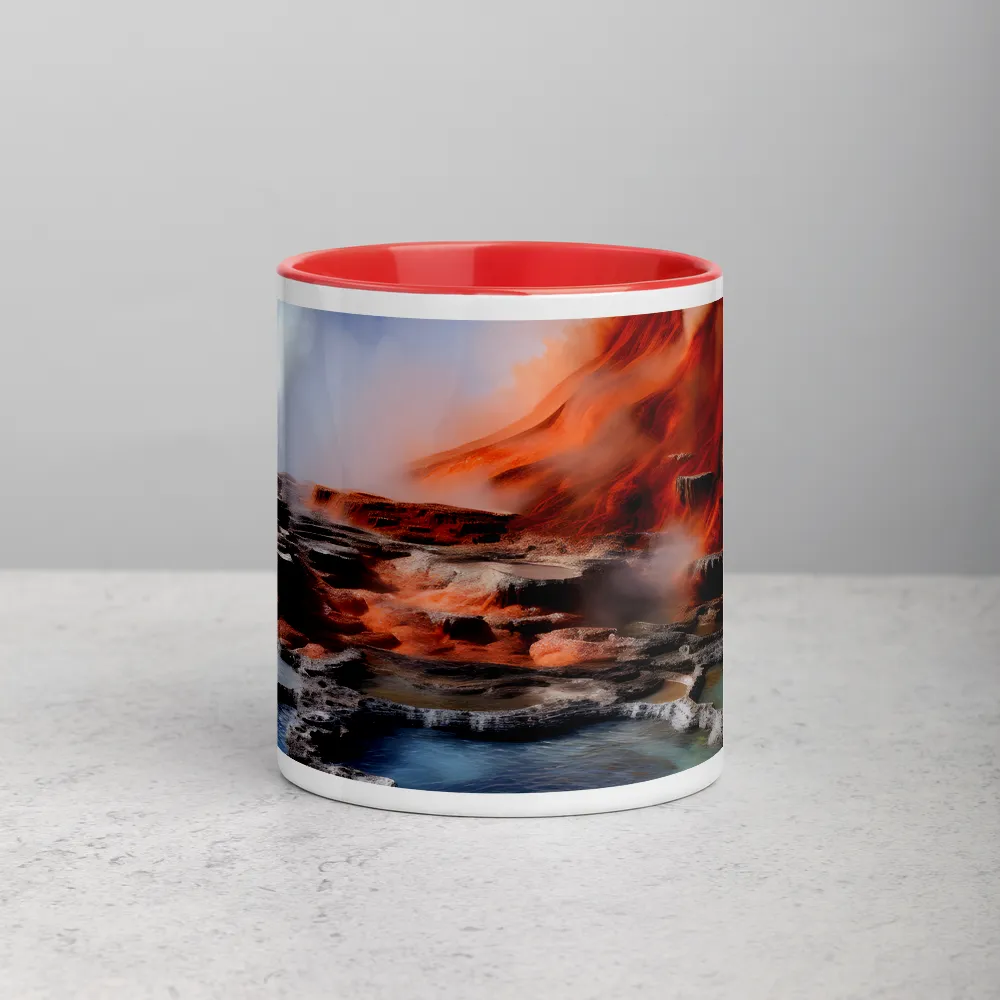 Nature's Fury: The Volcano's Expression