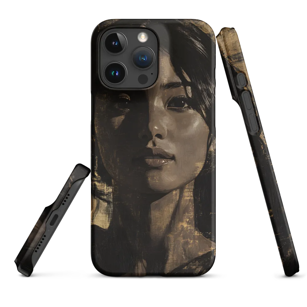 Golden Gaze: A Contemporary Portrait