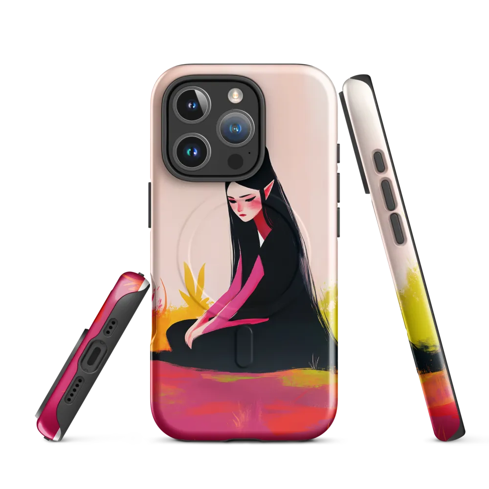 Whispers of Solitude | Phone Case |  16 Pro | MagSafe® Tough Case | Glossy