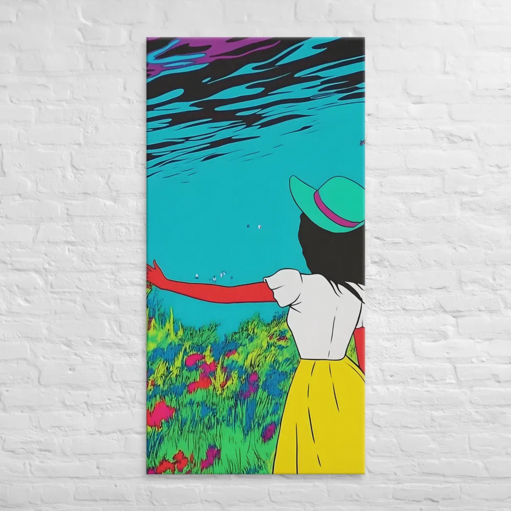 Whimsical Encounter | Canvas | 30″×60″