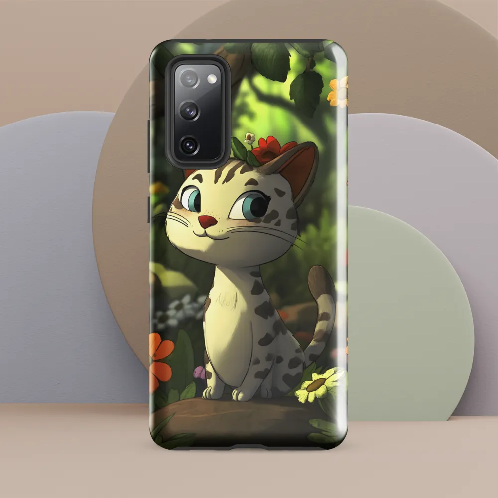 Whimsical Forest Cat