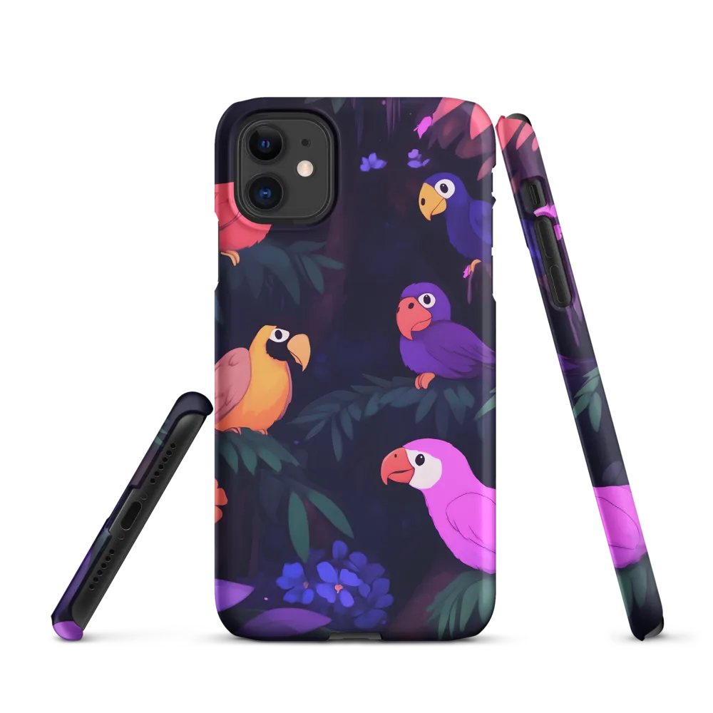 Tropical Parrot Playground | Phone Case |  11 | Snap Case | Matte