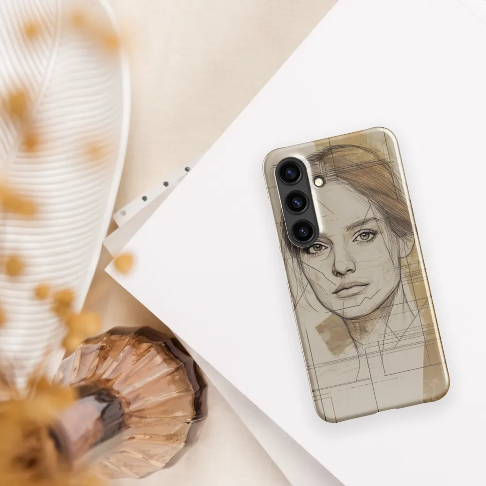 Geometric Elegance: A Modern Portrait