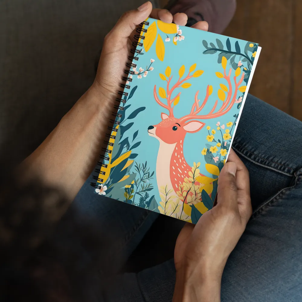 Whimsical Forest Guardian | Spiral Notebook