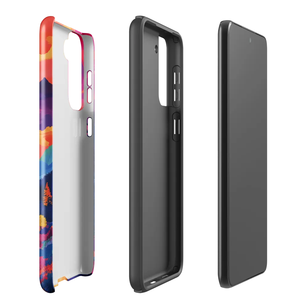 Radiant Serenity: A Surreal Landscape | Phone Case |  S21 Plus | Tough Case | Glossy