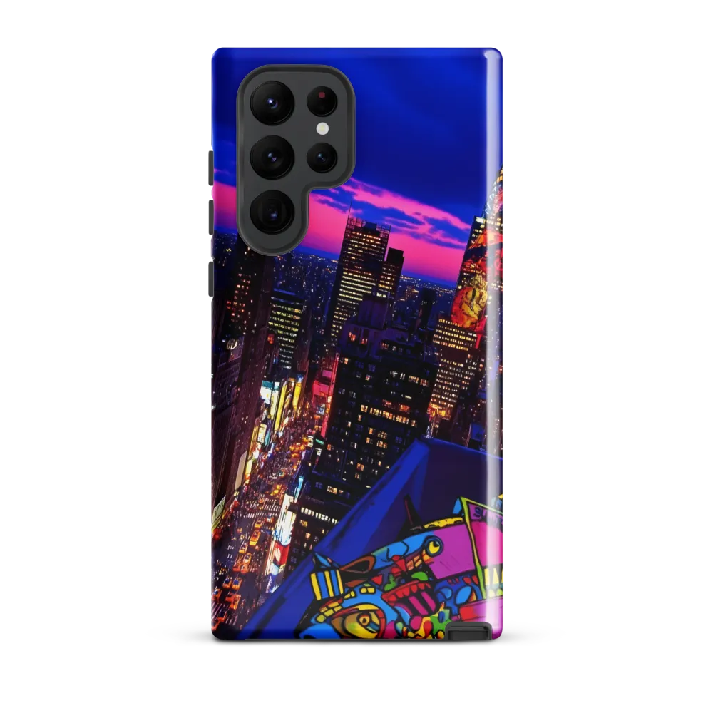 Neon Twilight: A City in Vibrance