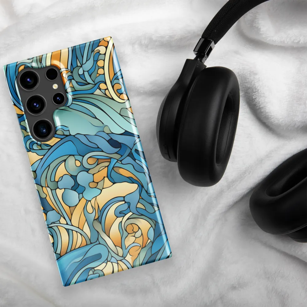 Dancing Waves of the Ocean | Phone Case |  S24 Ultra | Snap Case | Glossy
