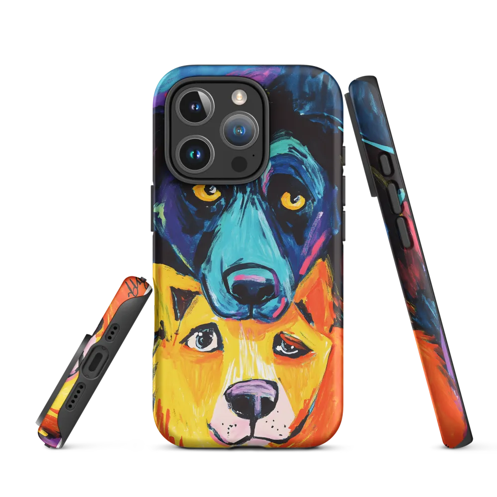 Vibrant Companions: An Expression of Canine Spirit