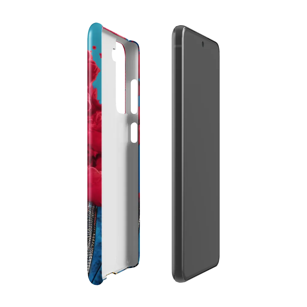 Bold Elegance in Digital Fashion | Phone Case |  S21 FE | Snap Case | Glossy