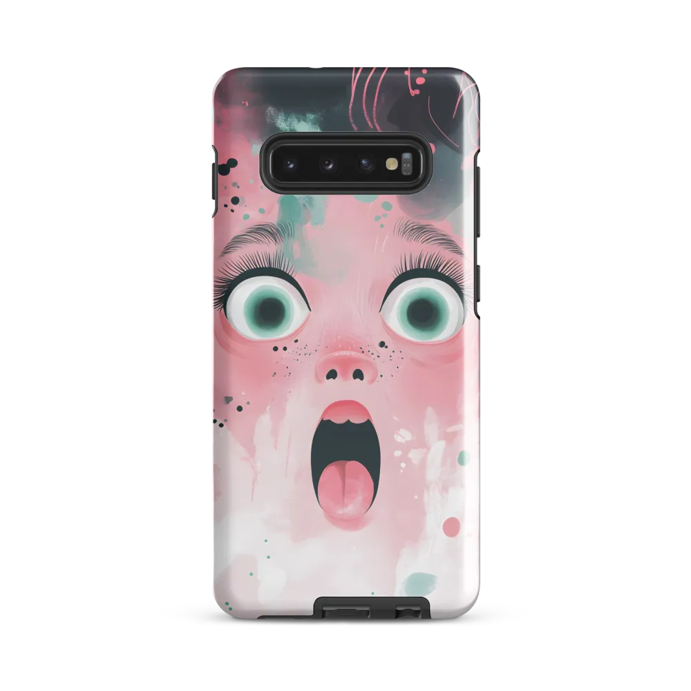 Expression of Surprise | Phone Case |  S10 Plus | Tough Case | Glossy