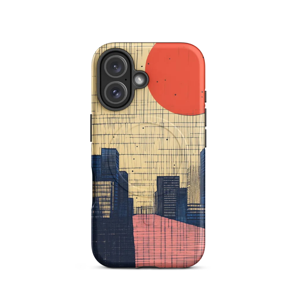 Urban Echoes: A Minimalist Cityscape