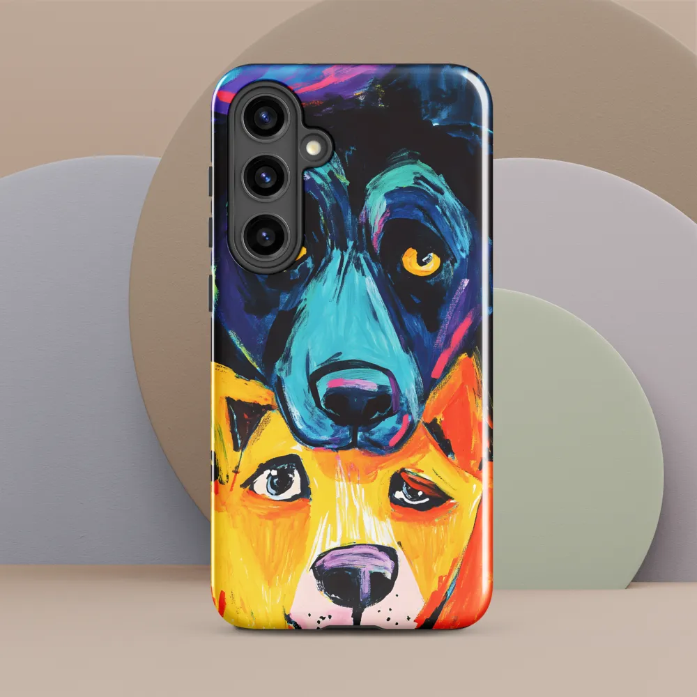 Vibrant Companions: An Expression of Canine Spirit