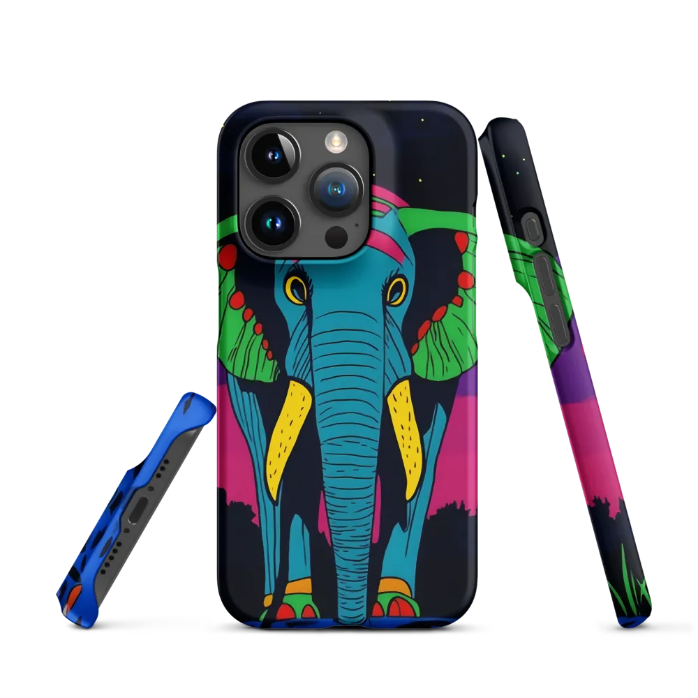 Whimsical Majesty: The Vibrant Elephant