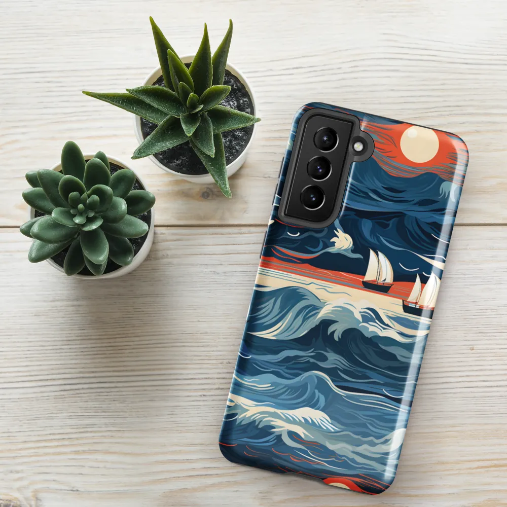 Ocean Whispers: A Voyage at Dusk