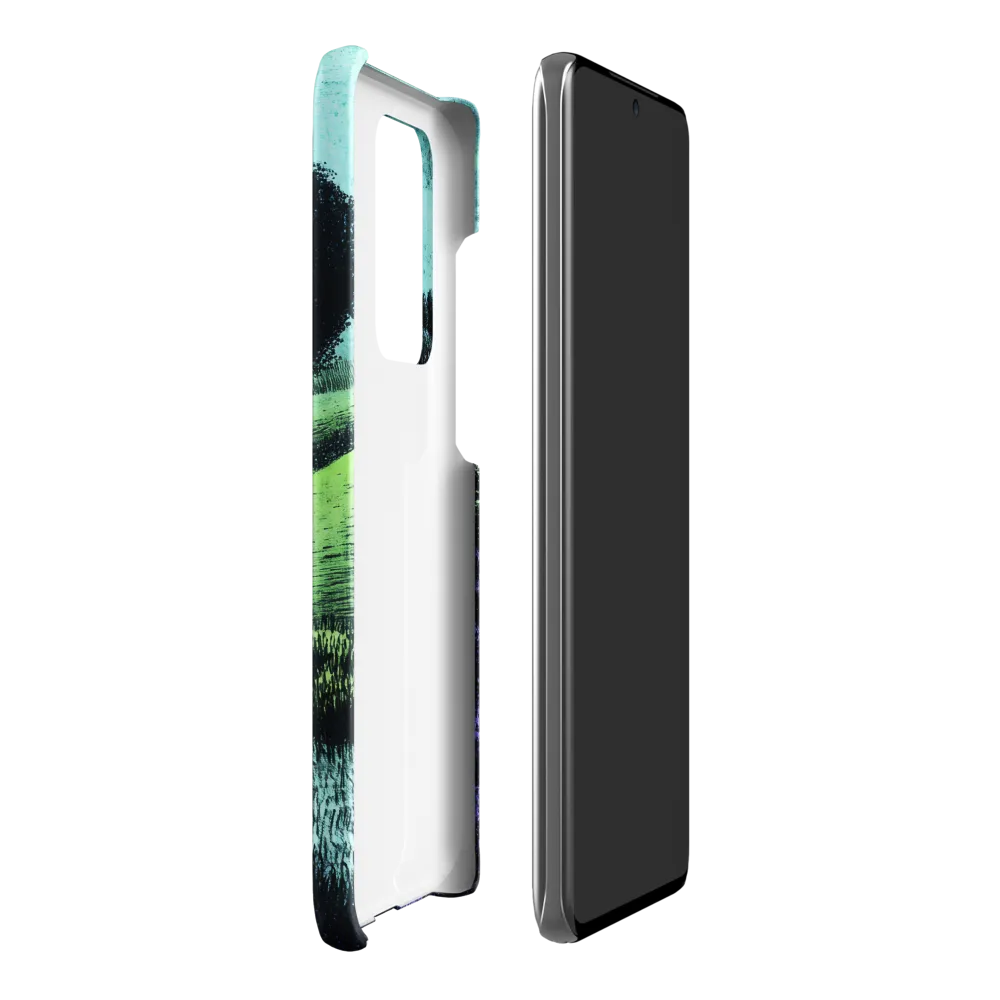 Winding Serenity: A Modern Landscape | Phone Case |  S20 Ultra | Snap Case | Matte